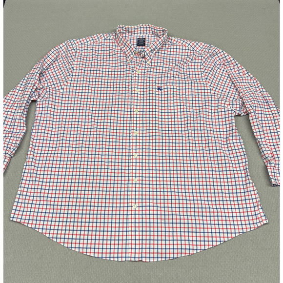 Brooks Brothers Shirt Mens 3XL Plaid Nylon Button Down Classic Preppy - Picture 1 of 6